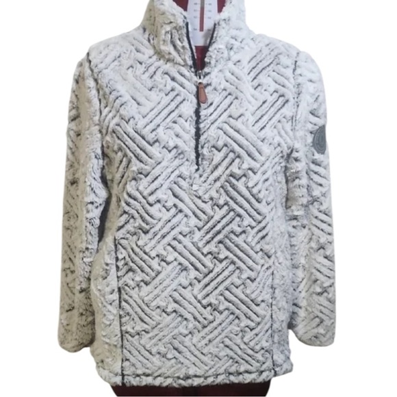 Simply Southern Tops - Simply Southern Sherpa Pullover Large